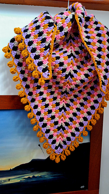 Witty Design Ravelry: Cosy Together Shawl pattern by Witty Crafts Design