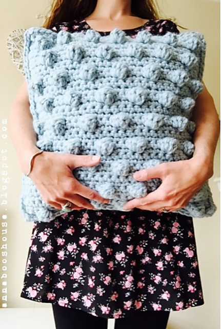 Bobble Stitch Cushion