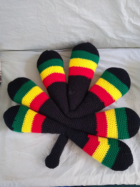 Cannabis Leaf Pillow