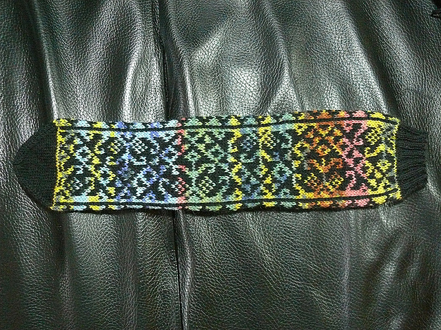 Einstrickmuster-Socken
