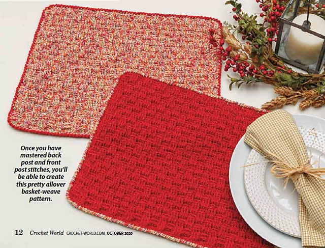 Basket-Weave Place Mat