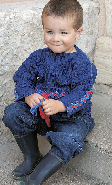 Electrified Stripes Pullover