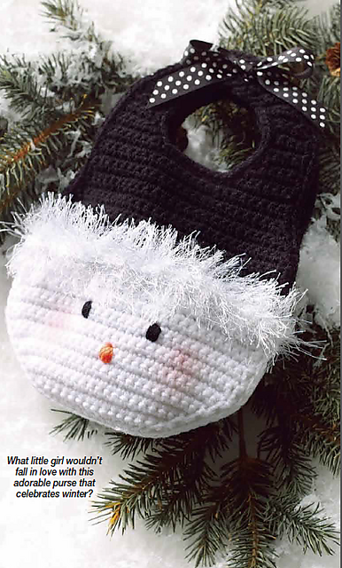 Little Girl's Snowy Purse