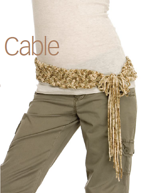 Braided Cable Belt