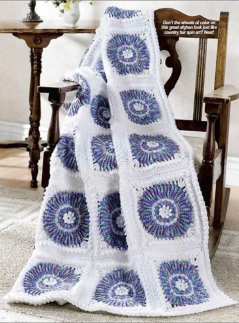 Spin Art Afghan