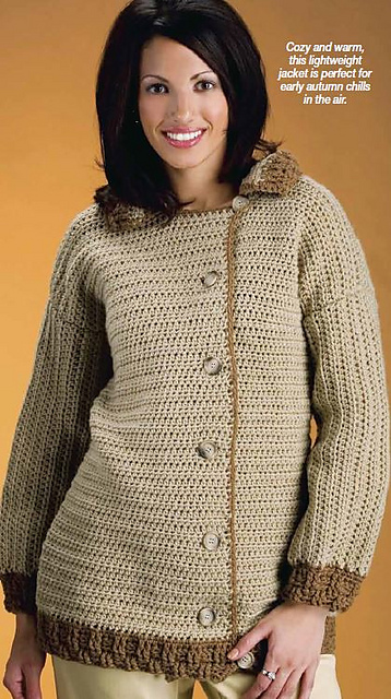 Trimmed-Collar Jacket