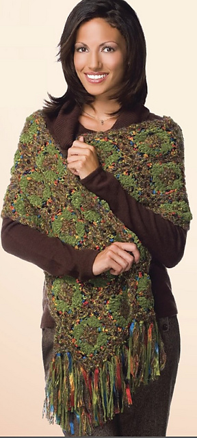 Autumn Tweed Wrap