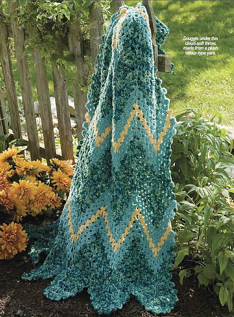 Soft Shell-Ripple Throw