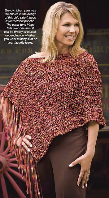 Ribbon Poncho