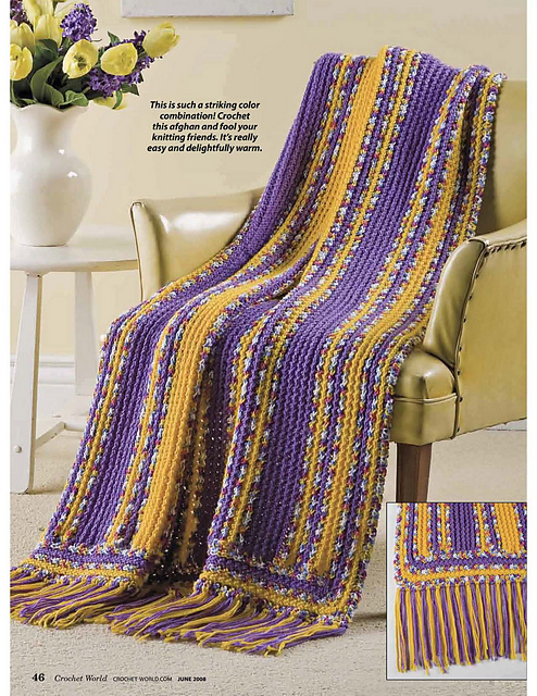Knit-Look Stripes