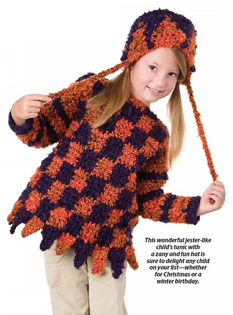Holly Jolly Child's Tunic & Hat