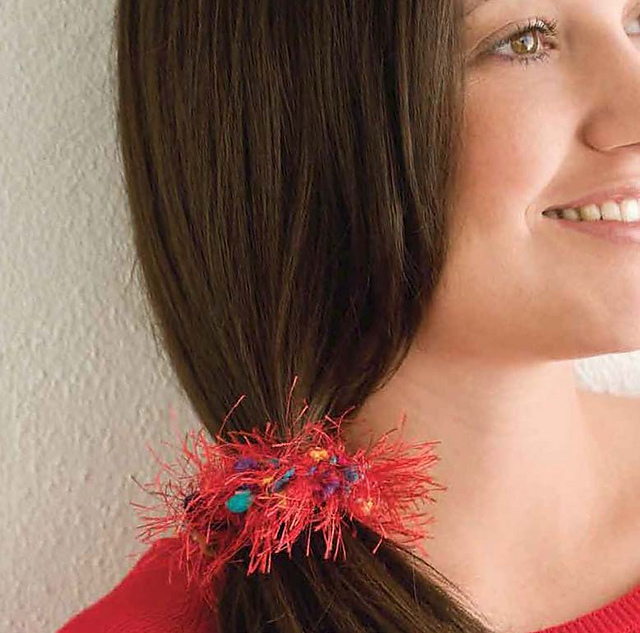 Fur-Trimmed Hair Scrunchies