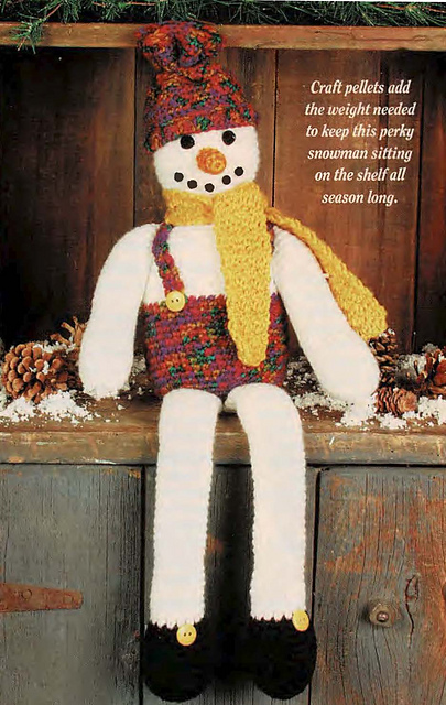 Shelf-Sitter Snowman