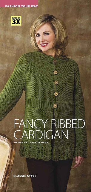 Fancy Ribbed Cardigan - Classic Style Version