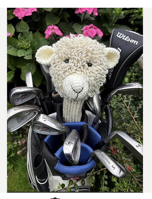 Loopy Sheep Golf Club Cover