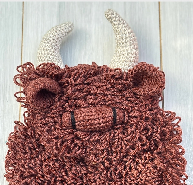 Highland Cow Hot Water Bottle Cover