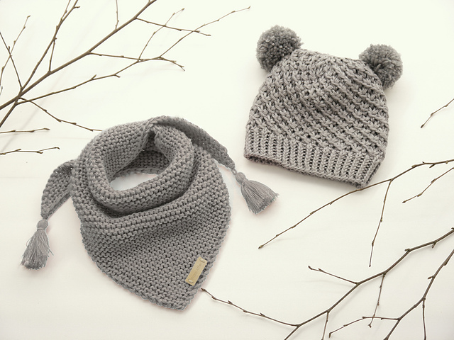 Baby Cap & Scarf Little Star - No.192