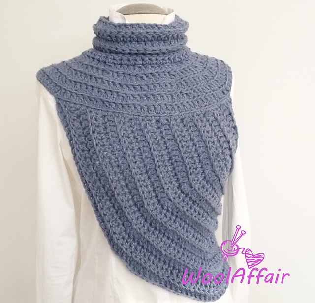 Asymmetrical Shoulder Cape