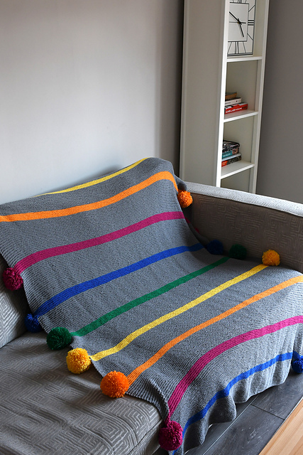 Beginner's Blanket Rainbow