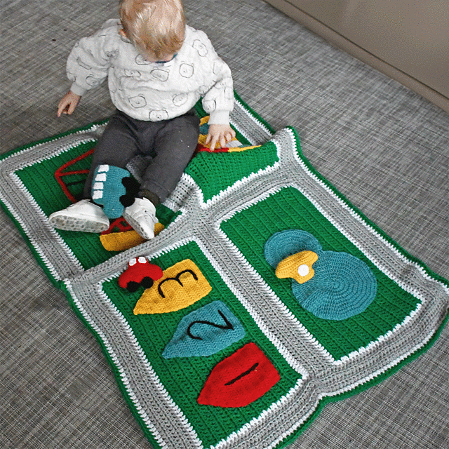 Road Map Play Blanket