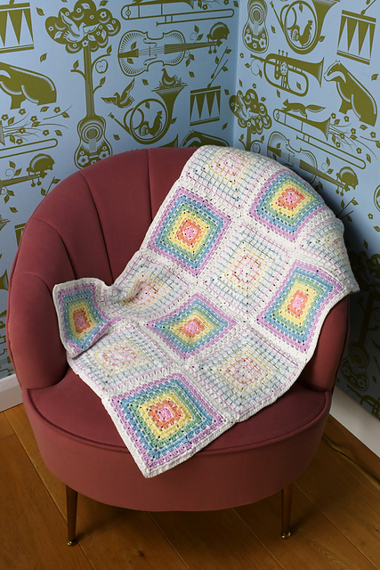 Block Stitch Baby Blanket
