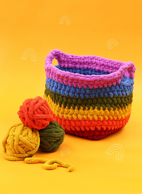 Chunky Square Basket - 7115