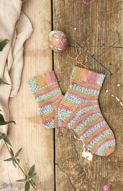 Crochet Shorty Sock - 7153