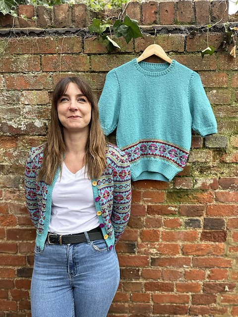 Juno Fairisle Sweater and Cardigan - 7170