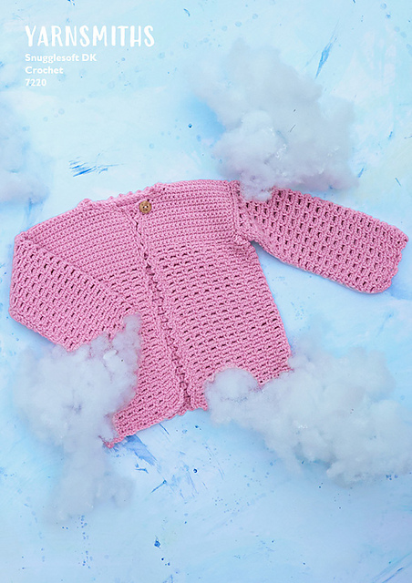 Baby Crochet Cardigan - 7220