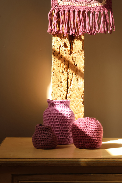 Crochet Vases