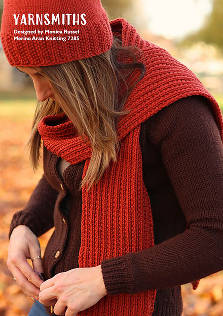 Ravelry: Scarf and Hat - 7285 pattern by Monica Russel