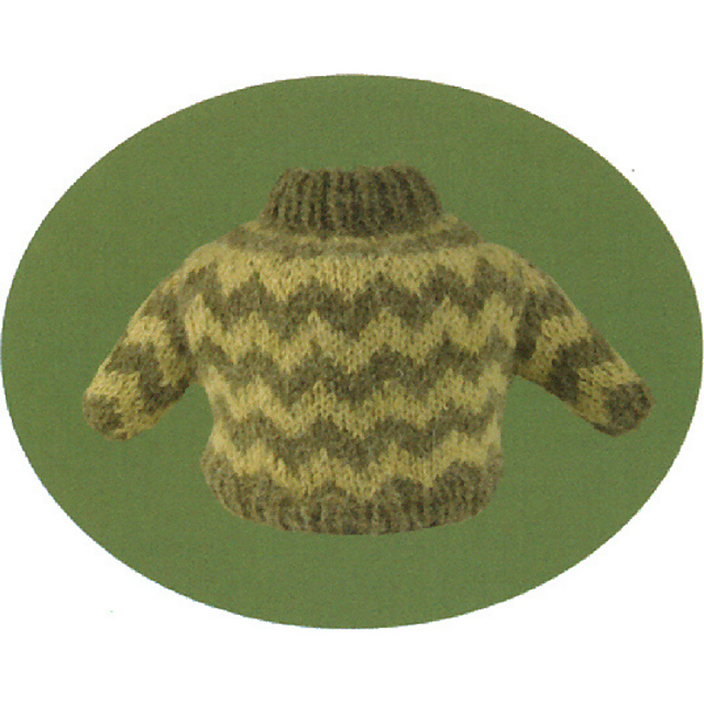 Toilet Roll Cover: Zig-zag Sweater