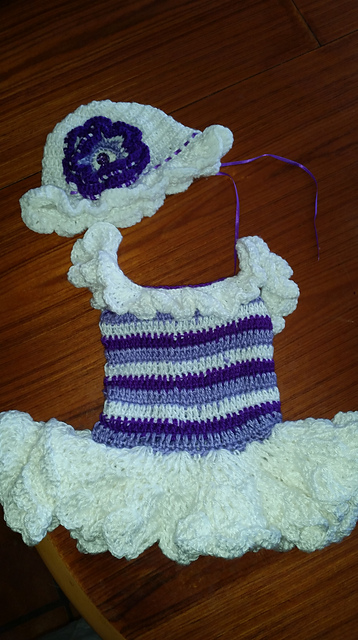 Flower Tots Dress & Hat