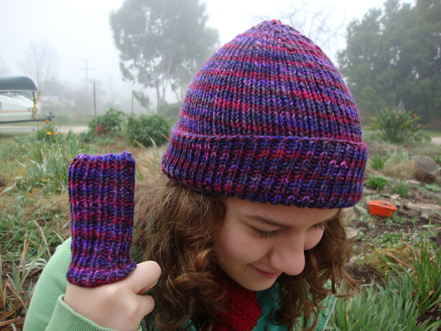 Merino Totem DK 1x1 Rib Beanie