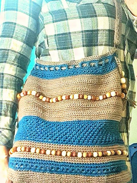 Textured Hobo Bag