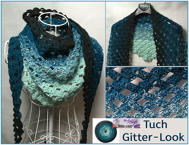 Tuch Gitter-Look