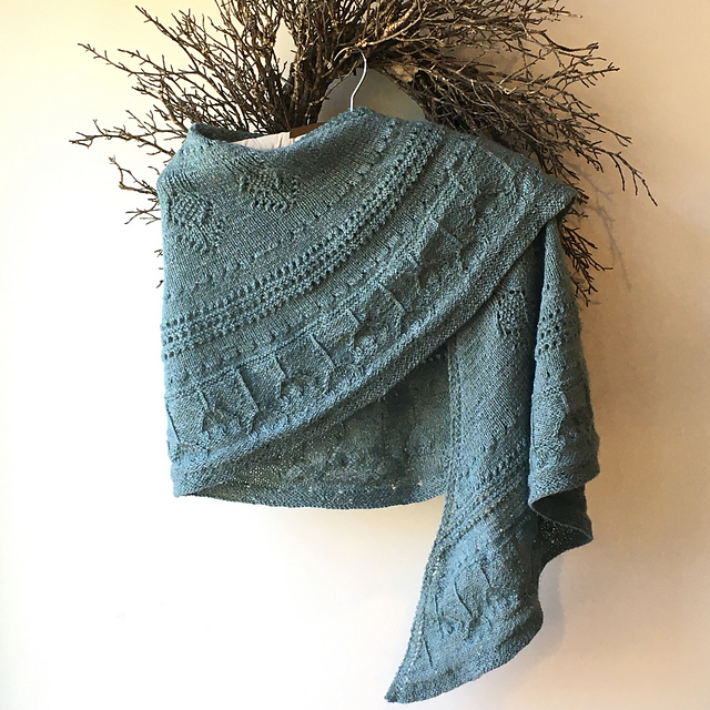 Garden in the Glen Shawl