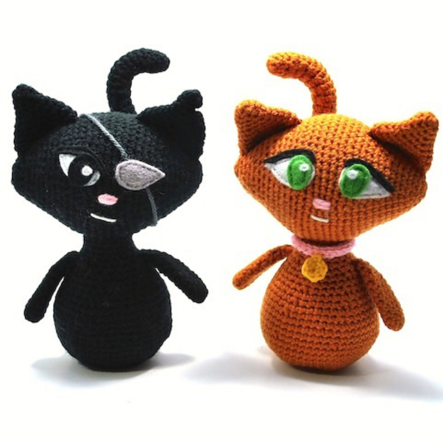 Jack the Black Cat/Abi the Ginger Cat