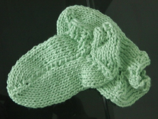 Stricksocken Sneakers gestrickt super einfach nur 2 Nadeln