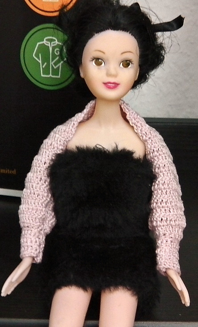 Puppen Bolero Jacke