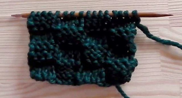 Flechtmuster Korbmuster / basket weave pattern