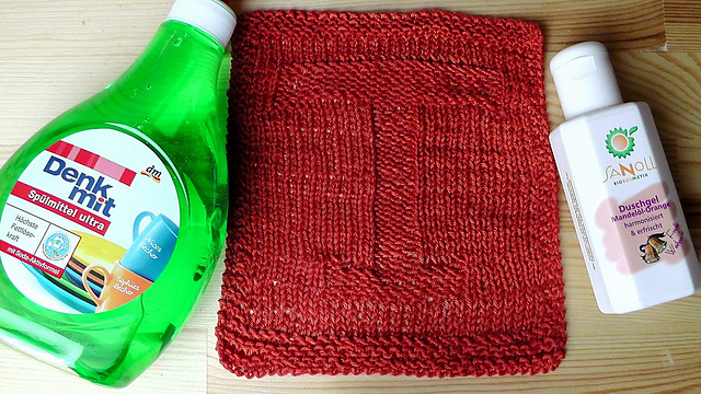 Spüli Waschlappen mit Muster