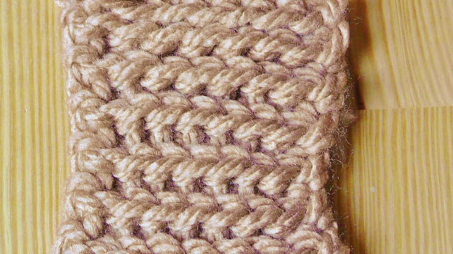 Ribbing stitch scarf / Rippenmuster Schal