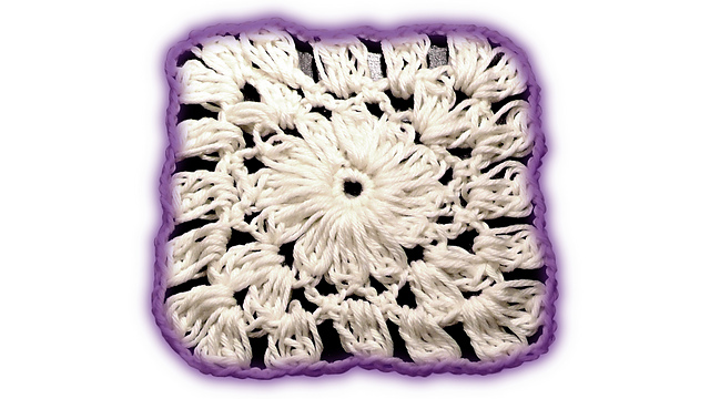 Wooly Flower Granny Square