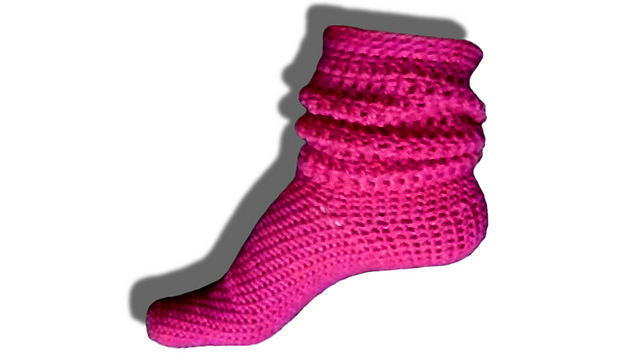 Crochet socks slippers / Socken häkeln