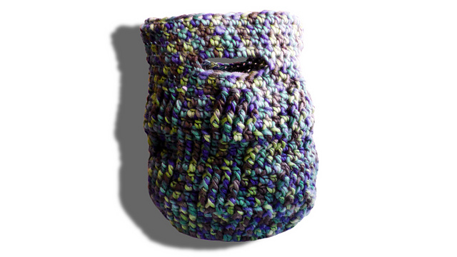 Basketweave crochet bag / Korbmuster Tasche