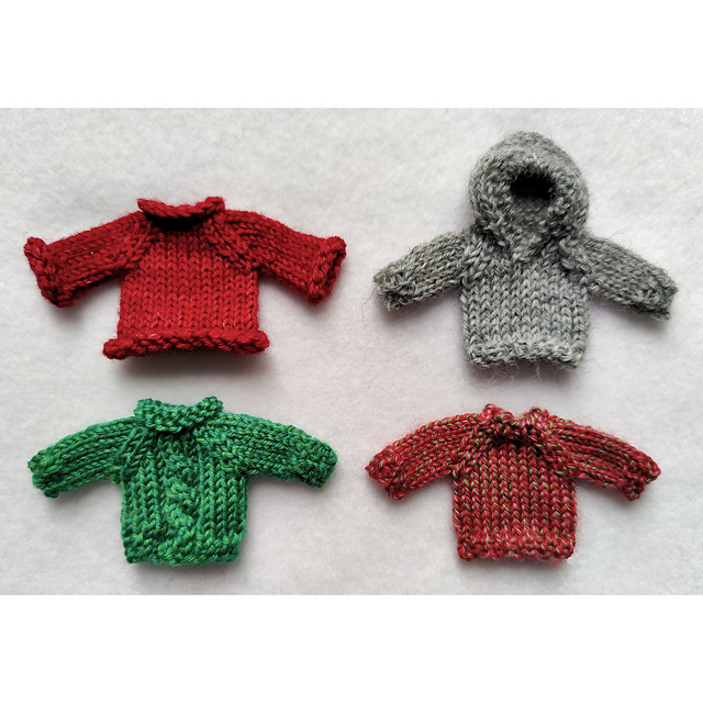 Tiny Sweater Ornaments