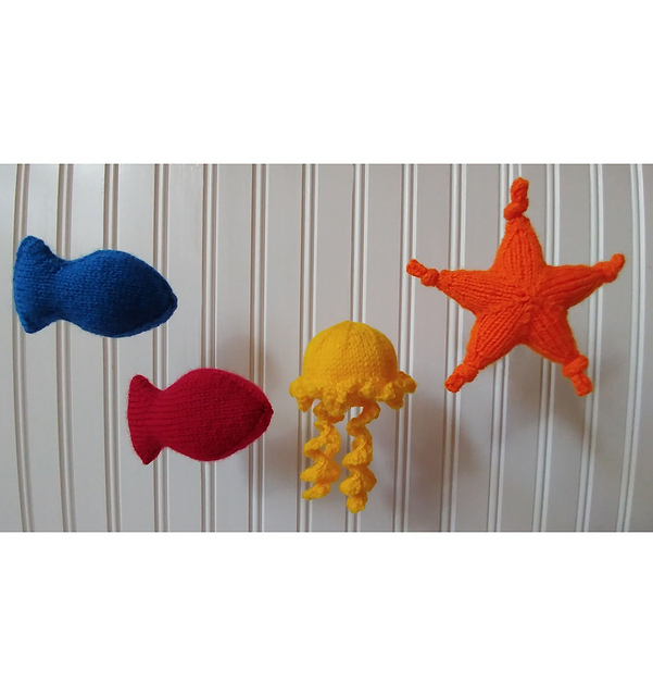 Ocean Toys: Fish, Jellyfish, Starfish