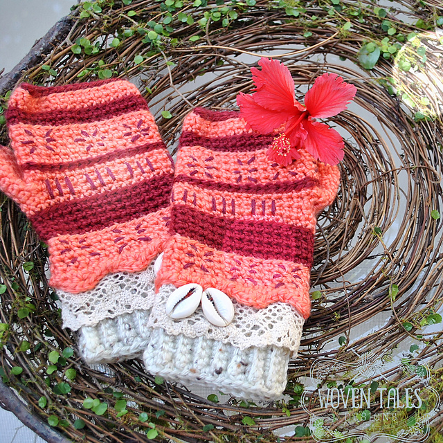 Moana Fingerless Gloves