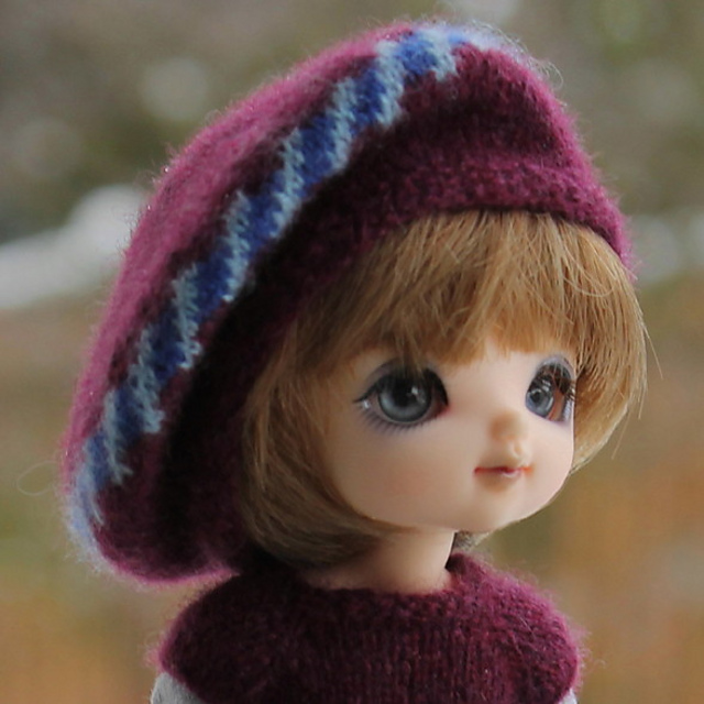 Fair Isle Pukifee Beret